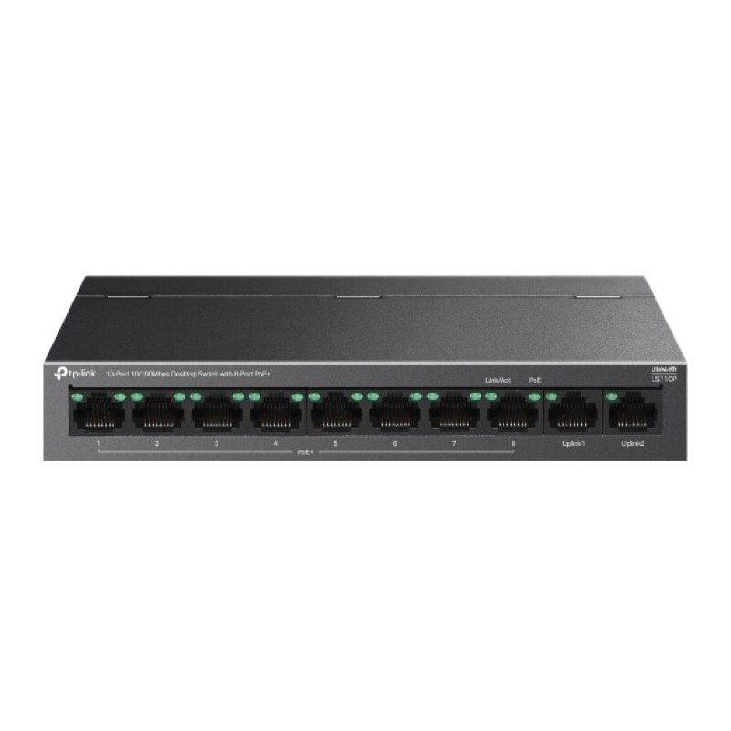 Tp-Link 10/100 Mbps 8Port PoE 96W (LS110P)