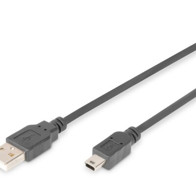 Digitus AK-300108-010-S 1m USB2.0-Mini USB