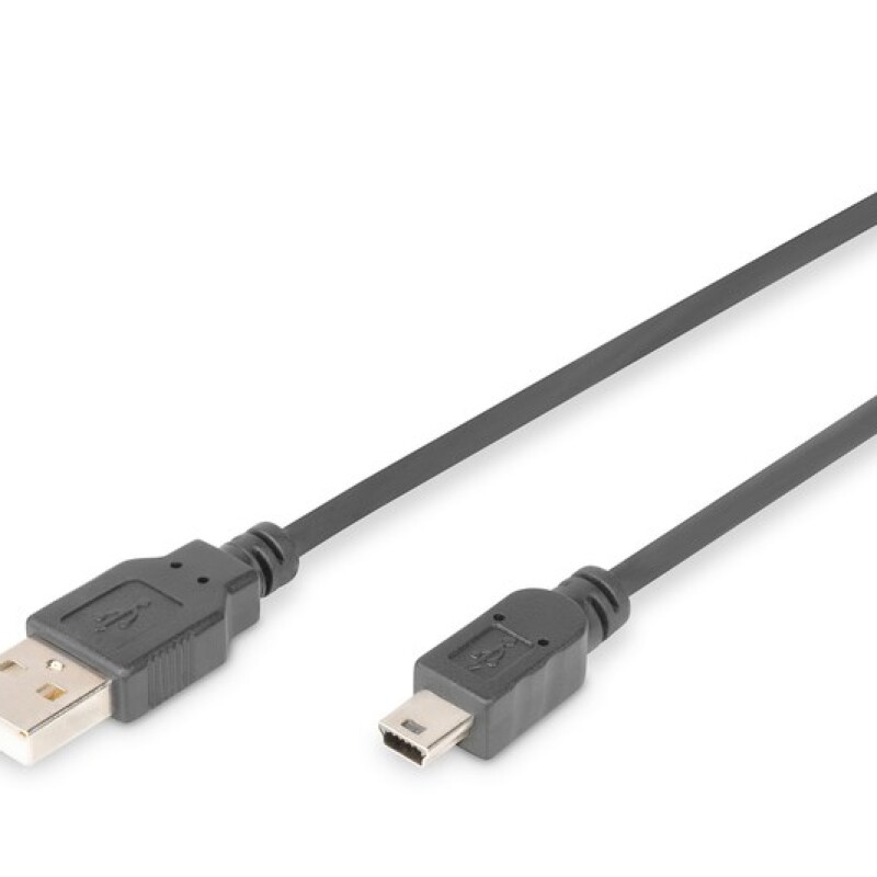 Digitus AK-300108-010-S 1m USB2.0-Mini USB