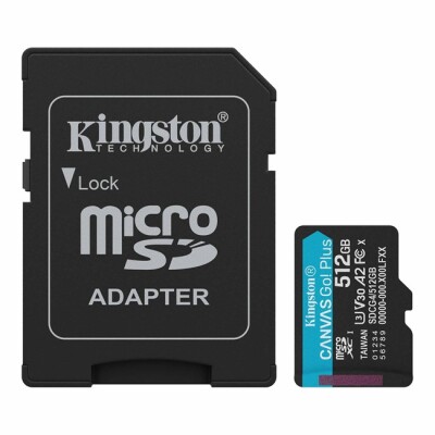 Kingston 512GB mSDXC CanvasGo+ 200MB SDCG4/512GB