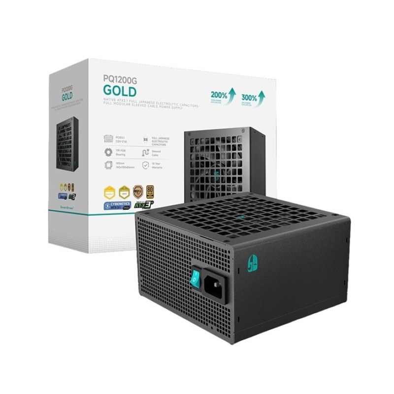 DeepCool 1200W 80+ Gold Power Supply (PQ1200G)