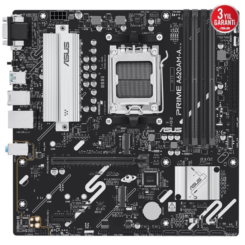 Asus Prime A620AM-A/CSM AM5 Ryzen Vga Dp