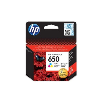 HP CZ102AE Renkli Mürekkep Kartuş (650)