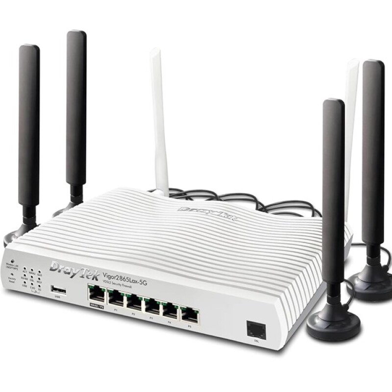Draytek Vigor2865Lax-5G Dual SIM LTE VPN Router