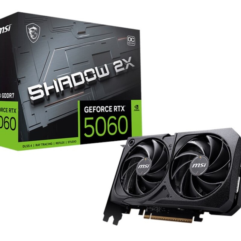 MSI GeForce RTX 5060 8G Shadow 2X OC GD7 128Bit
