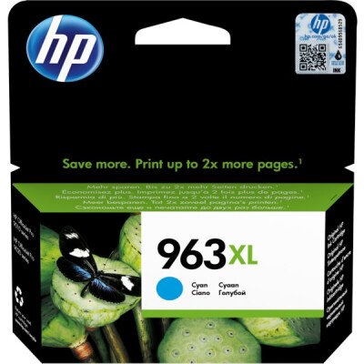 HP 3JA27AE Mavi Mürekkep Kartuş (963XL)