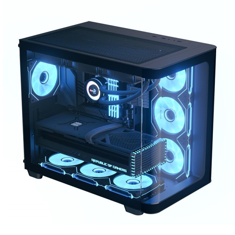 Aerocool P500C Mirror A-RGB ATX Siyah