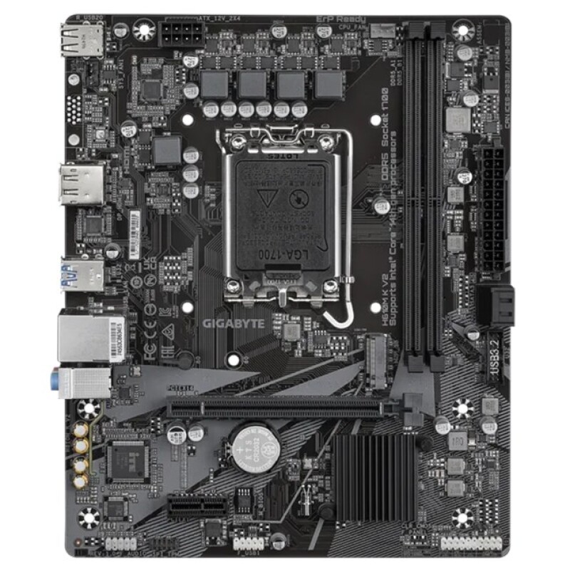 Gigabyte H610M K V2 D5 1700P Vga Hdmi Usb3.2
