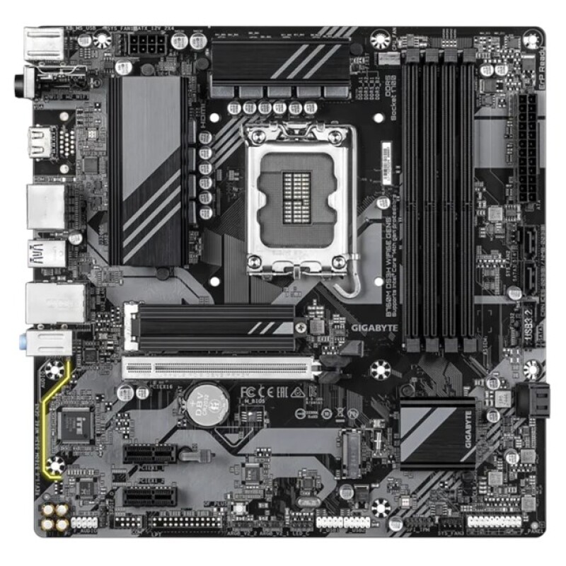 Gigabyte B760M DS3H WF6E GEN5 D5 1700P Vga Hdmi Dp