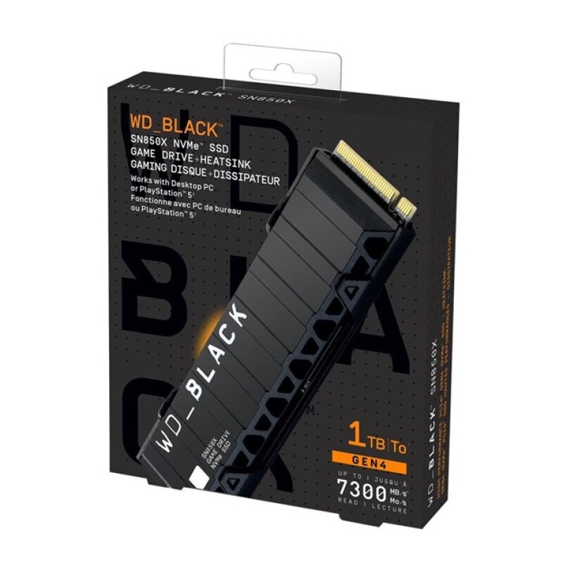 WD Black SN850X 1TB M.2 NVMe SSD (7300/6300)