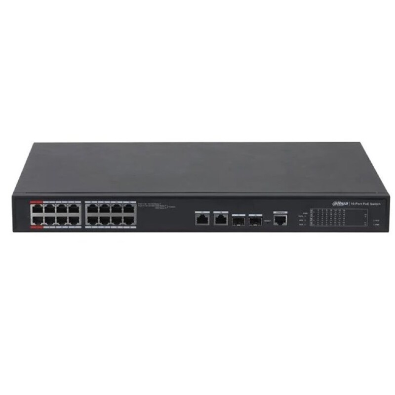 Dahua 16 Port 100Mbps PoE (PFS4218-16ET-240)