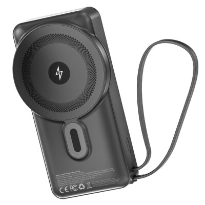 S-link Powerbank Type-C 10000mAh Kablosuz Siyah