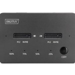 Digitus Çift Yuvalı M.2 NVME SSD Docking Station