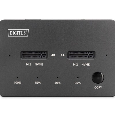 Digitus Çift Yuvalı M.2 NVME SSD Docking Station
