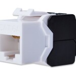 Digitus CAT6A Keystone Jack Zırhsız (Siyah Beyaz)