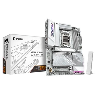 Gigabyte X870E Aorus Elite Wifi 7 ICE D5 AM5 TypeC