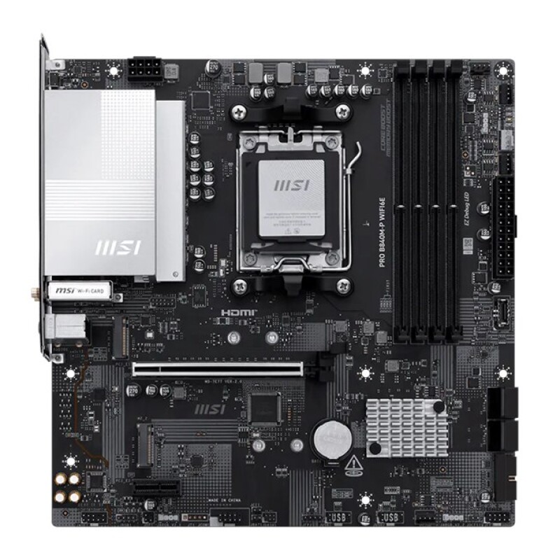 MSI Pro B840M-P Wifi 6E AM5 Ryzen D5 Hdmi Type-C