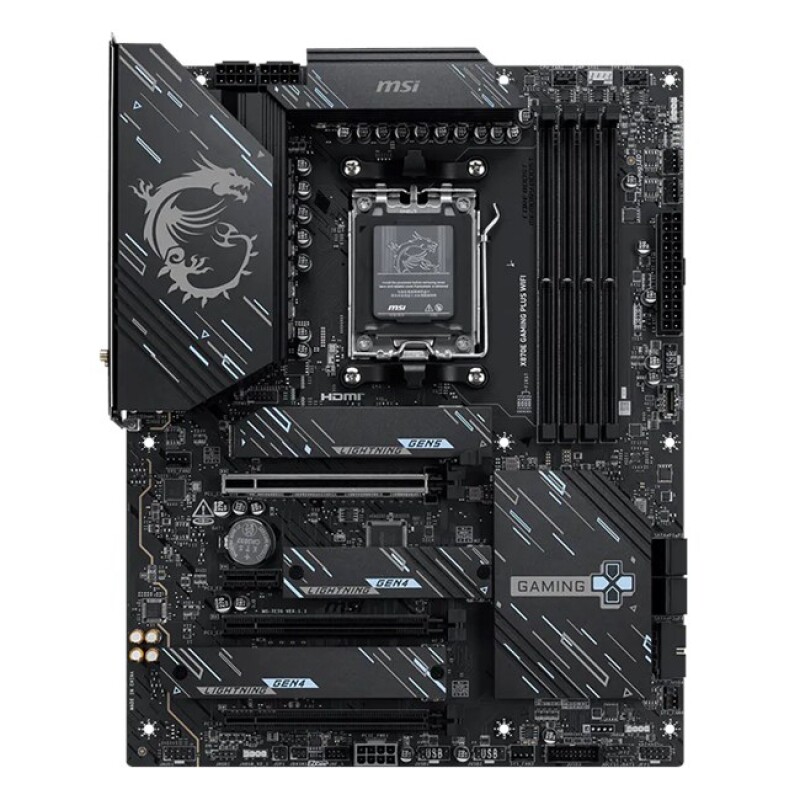 MSI X870E Gaming Plus Wifi AM5 Ryzen D5 Type-C