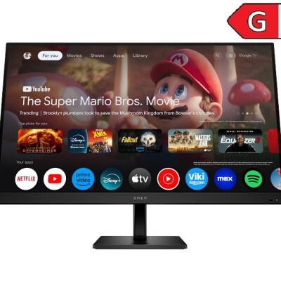 HP OMEN 31.5'' 1ms 4K Type-C (Smart/Google TV)
