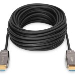 Digitus HDMI Fiber Kablo Altın Uçlu Siyah (10m) 8K