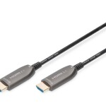 Digitus HDMI Fiber Kablo Altın Uçlu Siyah (10m) 8K
