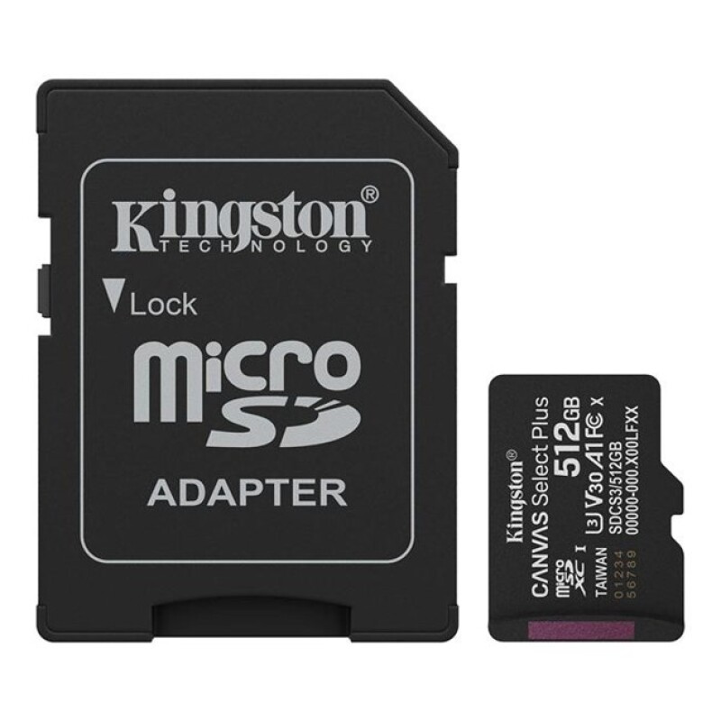Kingston 512GB Micro SD Gen3 150MB/s SDCS3/512GB