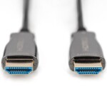 Digitus HDMI Fiber Kablo Altın Uçlu Siyah (20m) 4K