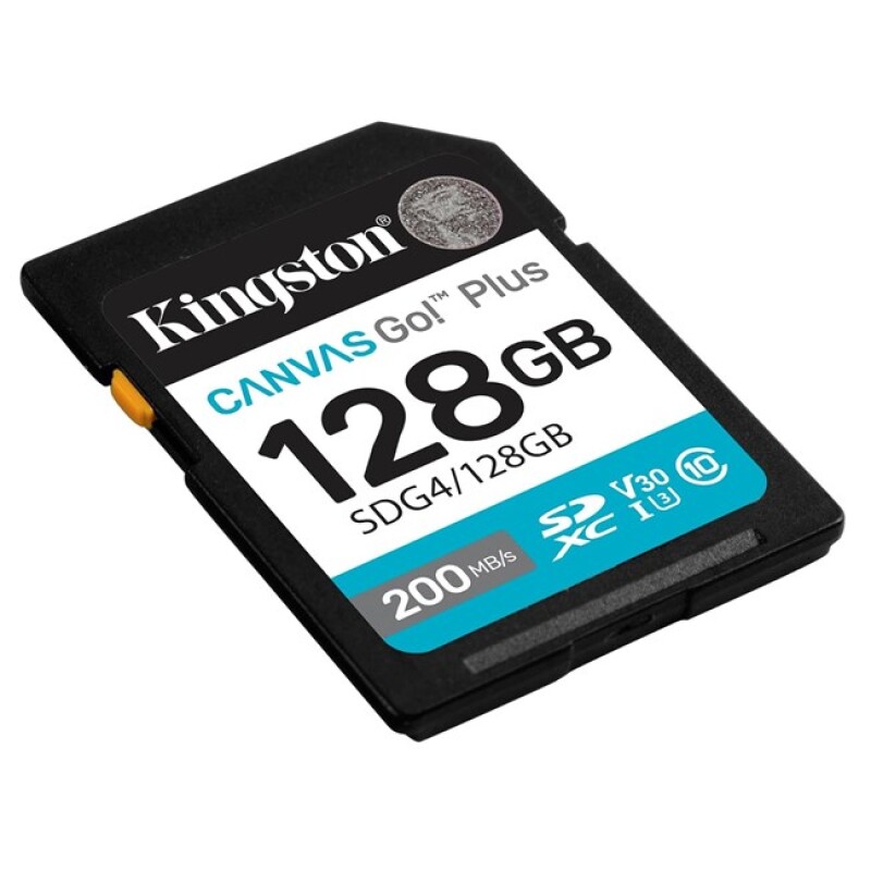 Kingston 128GB SDXC Canvas Go+ 200MB/s SDG4/128GB