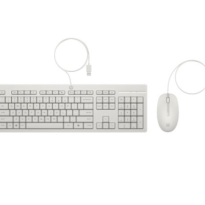 HP 225 Kablolu Set Beyaz (AW5S6AA)