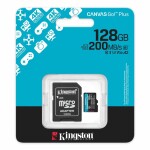 Kingston 128GB mSDXC CanvasGo+ 200MB SDCG4/128GB