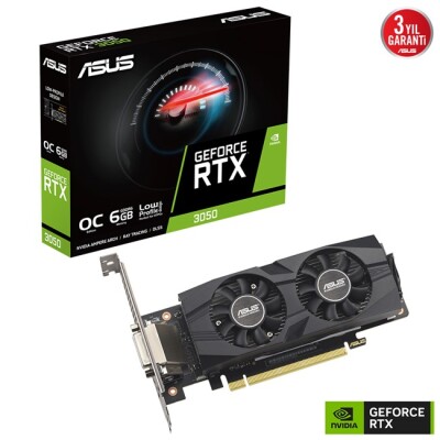 Asus GeForce RTX 3050 6GB LP BRK OC 96Bit