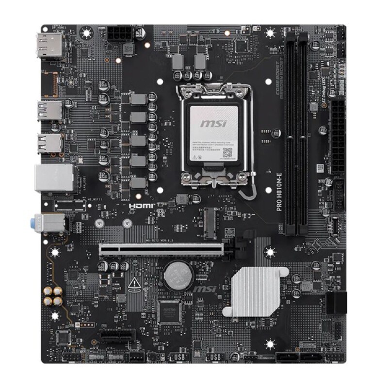 MSI PRO H810M-E DDR5 1851P Hdmi Dp