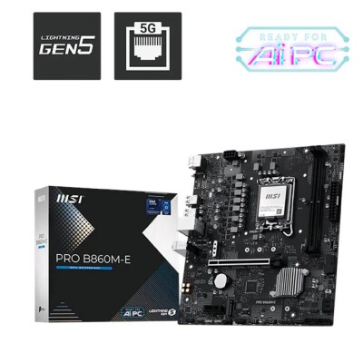 MSI PRO B860M-E D5 1851P Hdmi Dp 5G-LAN
