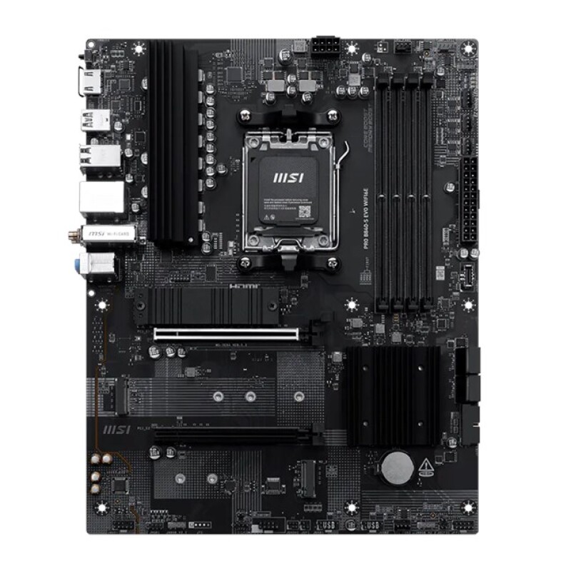 MSI PRO B840-S EVO WIFI6E AM5 D5 Hdmi Type-C