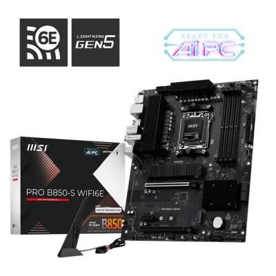 MSI PRO B850-S WIFI6E AM5 Ryzen D5 Hdmi Type-C