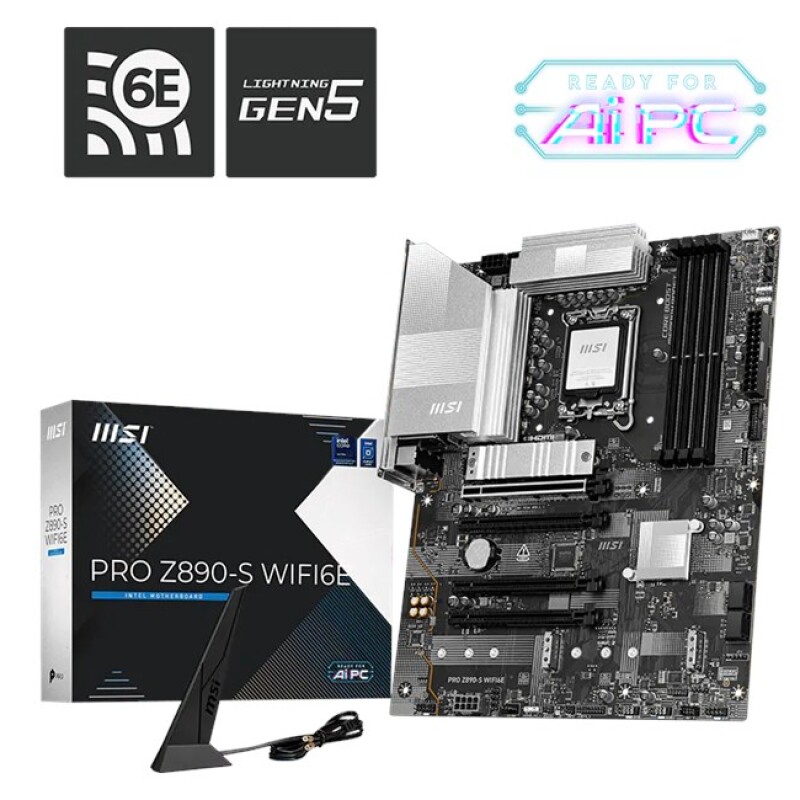 MSI PRO Z890-S WIFI6E DDR5 1851P Hdmi Dp