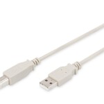Digitus Yazıcı Kablosu Bej USB 2.0 (1,8m)