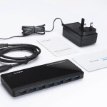 TP-Link UH720 2xŞarj Portlu 7xUSB-Portlu
