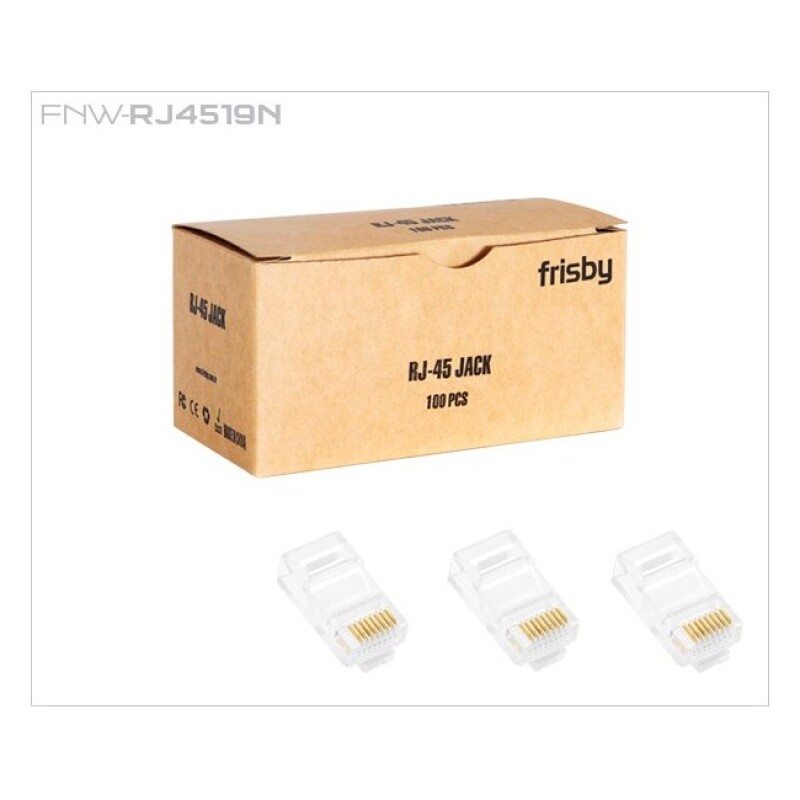 Frisby FNW-RJ4520N UTP Cat6 RJ45 Konnektör 100'lü