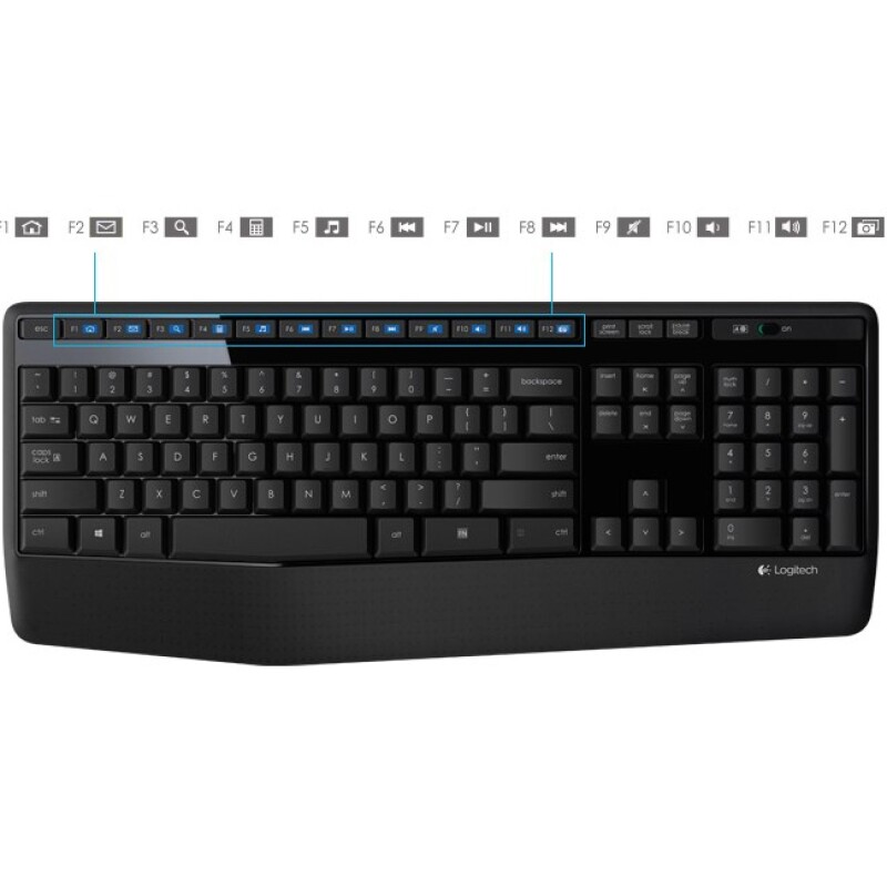 Logitech MK345 Kablosuz Set Siyah (920-006514)