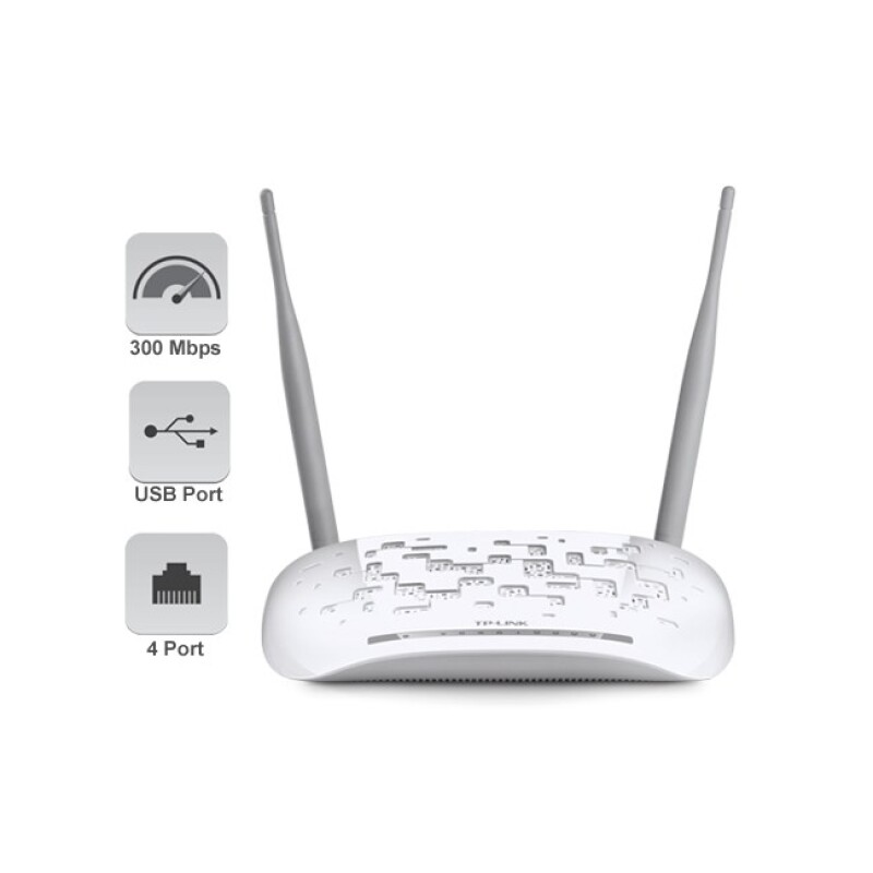 Tp-Link TD-W9970 300M 4P VDSL/ADSL Modem Router