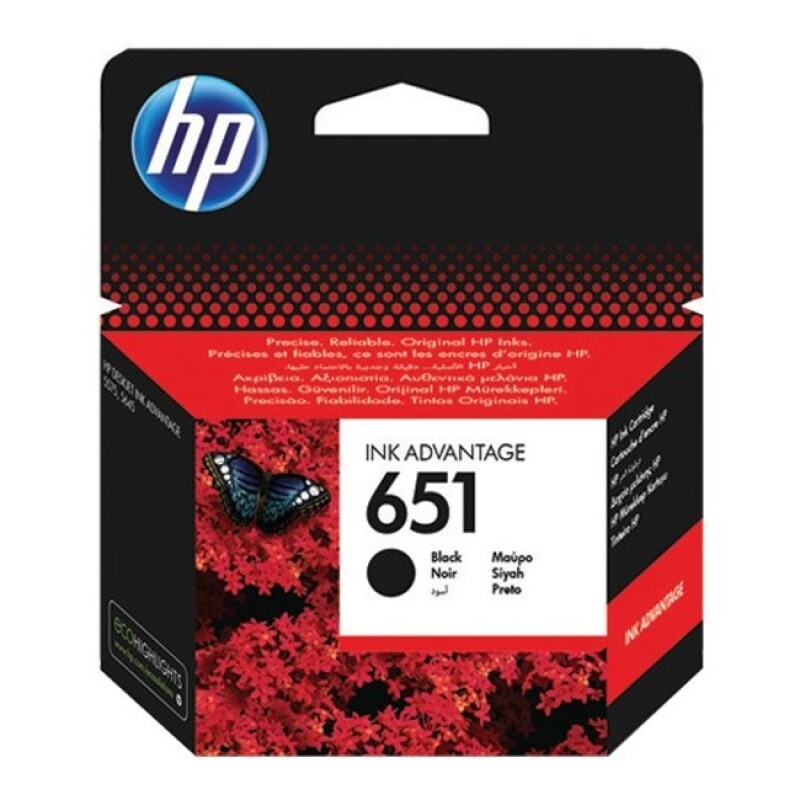 HP C2P10AE Siyah Mürekkep Kartuş (651)