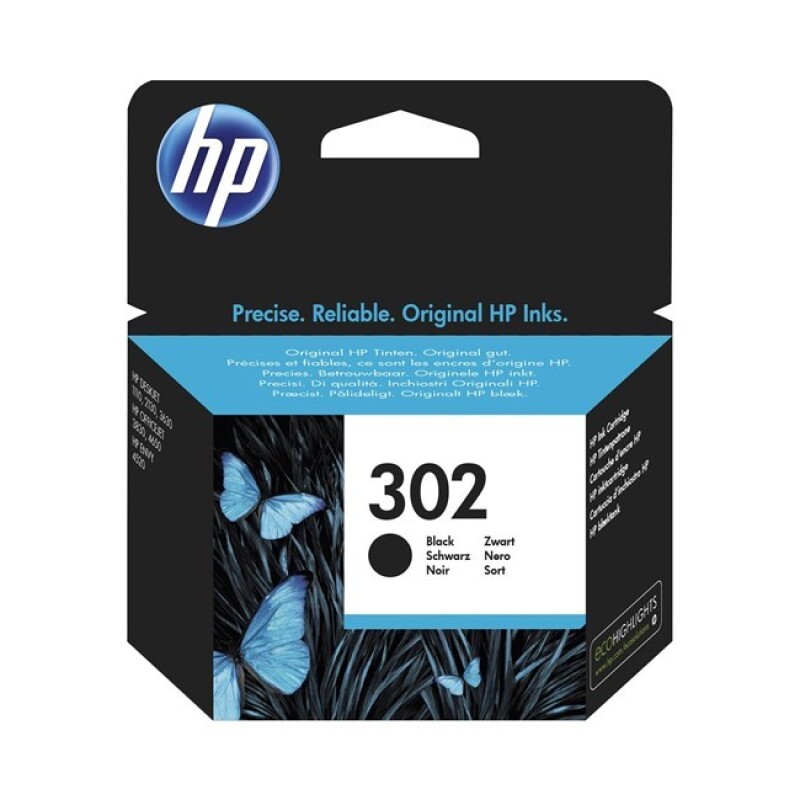 HP F6U66AE Siyah Mürekkep Kartuş (302)