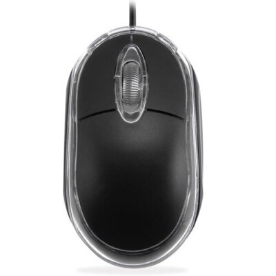 Everest Kablolu Mavi Işıklı Mouse Siyah (KM-6809)