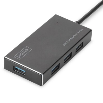 Digitus USB 3.0 Çoklayıcı Alüminyum (4 Port)