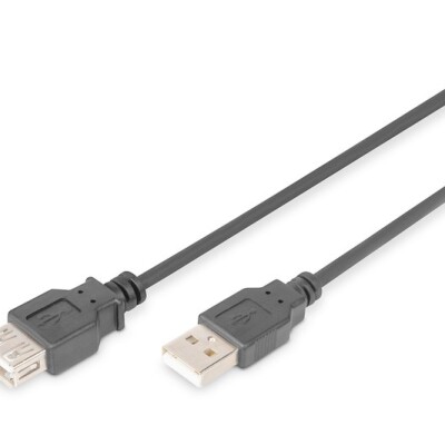 Digitus USB Uzatma Kablosu Siyah (5m)