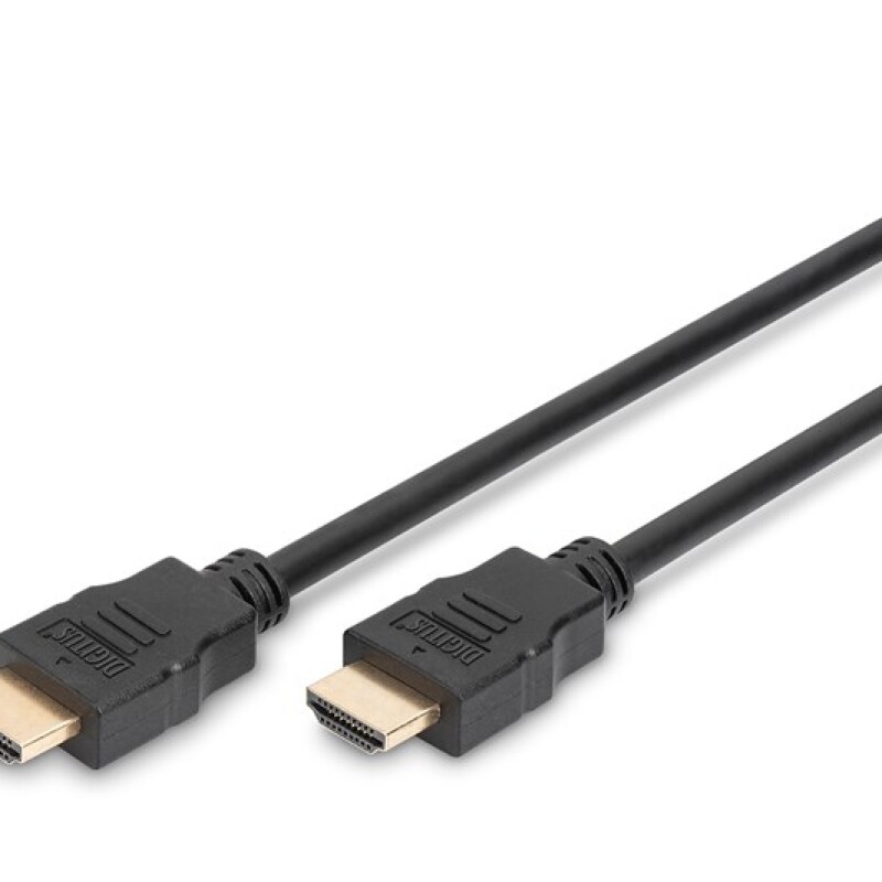Digitus HDMI Kablo Altın Uçlu Siyah (5m) 4K