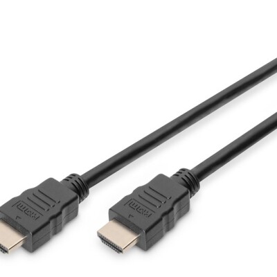 Digitus HDMI Kablo Altın Uçlu Siyah (3m) 4K