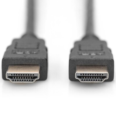 Digitus HDMI Kablo Altın Uçlu Siyah (3m) 4K