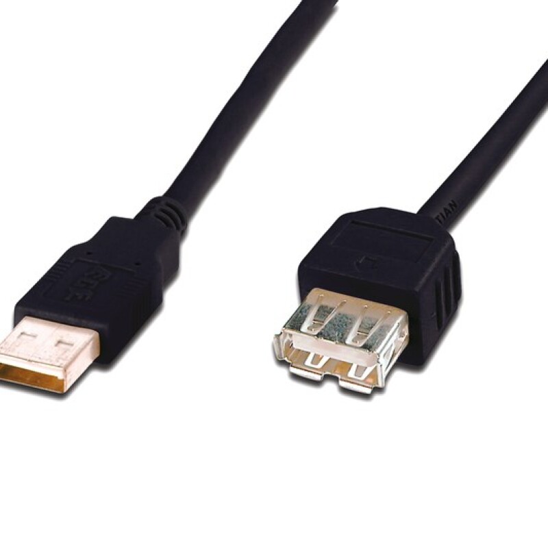 Digitus AK-300202-018-S USB2.0 Uzatma Kablosu 1.8m